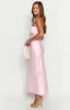 Kevin Pink Lace Maxi Dress sold by Beginning Boutique