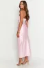 Kevin Pink Lace Maxi Dress sold by Beginning Boutique
