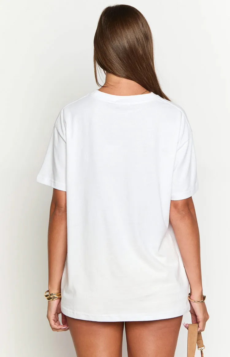 Beginning Paradise Fruits White Tee sold by Beginning Boutique product image thumbnail 5