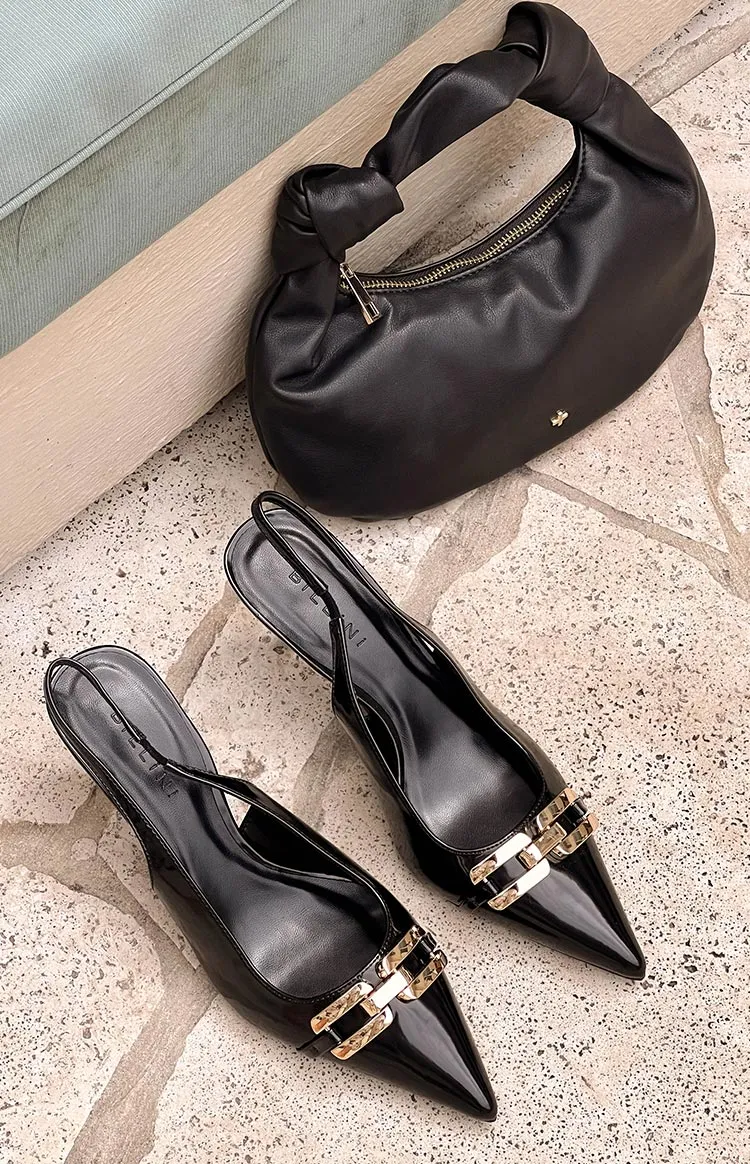 Billini Dorothea Black Heels sold by Beginning Boutique