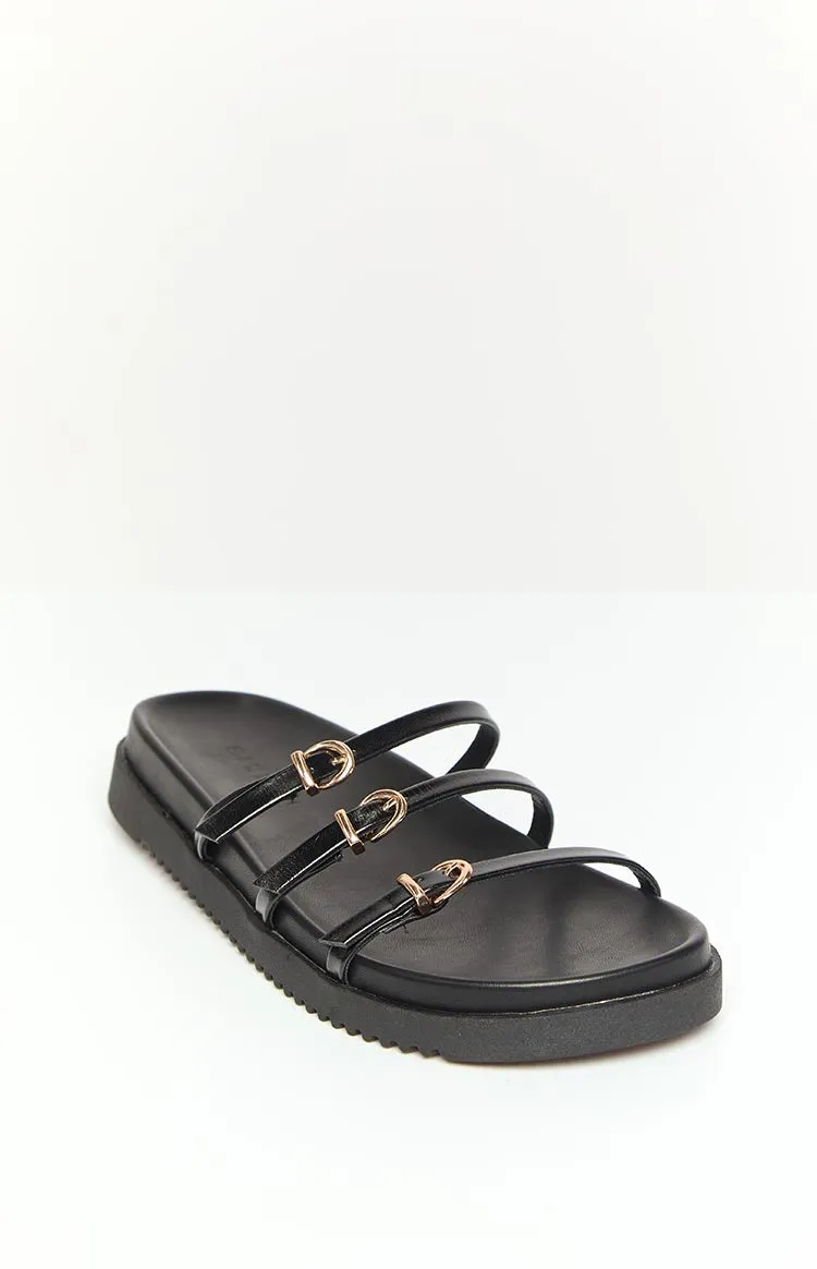 Billini Alfie Black Slides sold by Beginning Boutique product image thumbnail 4