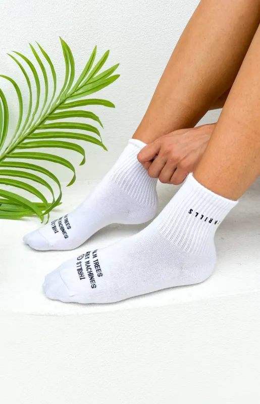 Thrills Minimal Unbleached Sock sold by Beginning Boutique