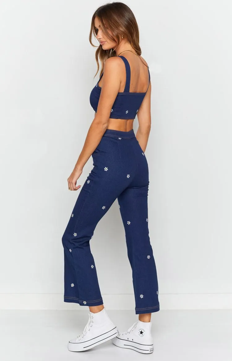 Stella Pants Indigo sold by Beginning Boutique product image thumbnail 5