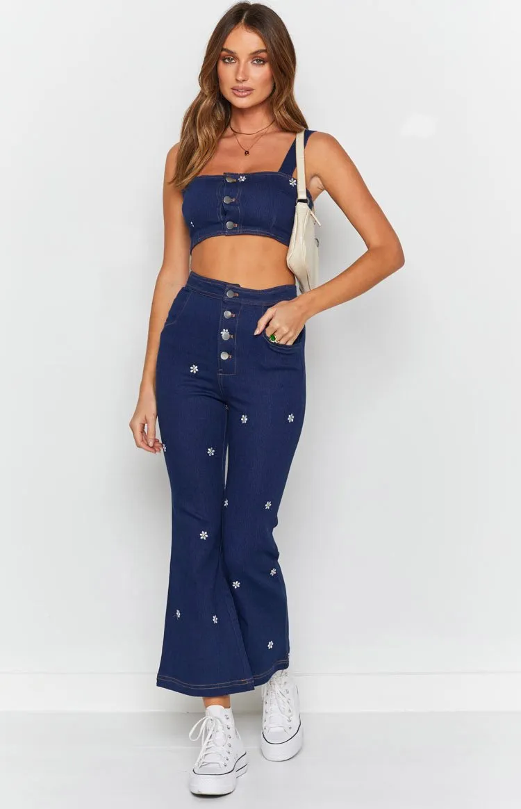 Stella Pants Indigo sold by Beginning Boutique product image thumbnail 3