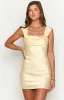 Macayle Yellow Mini Dress sold by Beginning Boutique