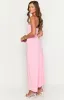Harriet Pink Strapless Maxi Dress sold by Beginning Boutique
