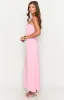 Harriet Pink Strapless Maxi Dress sold by Beginning Boutique