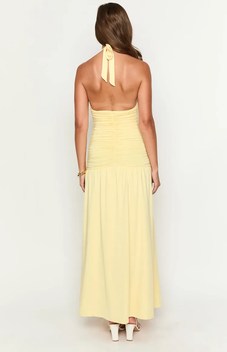 Gloria Yellow Maxi Dress sold by Beginning Boutique product image thumbnail 5