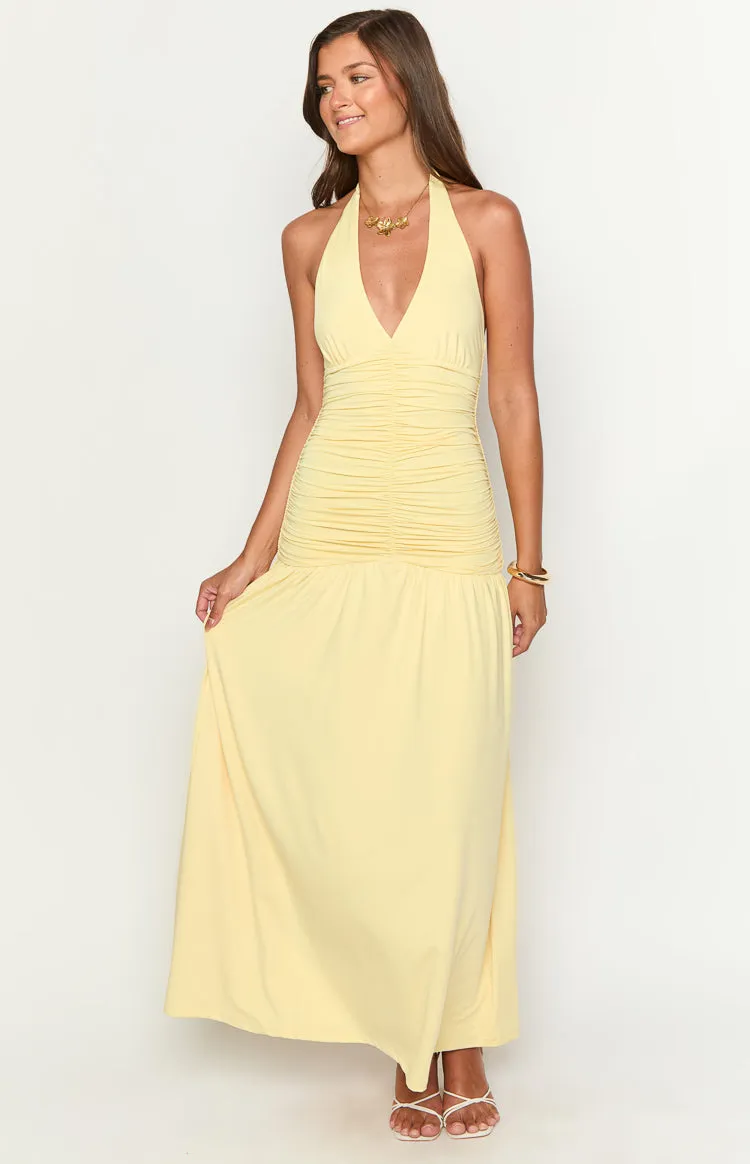 Gloria Yellow Maxi Dress sold by Beginning Boutique product image thumbnail 3