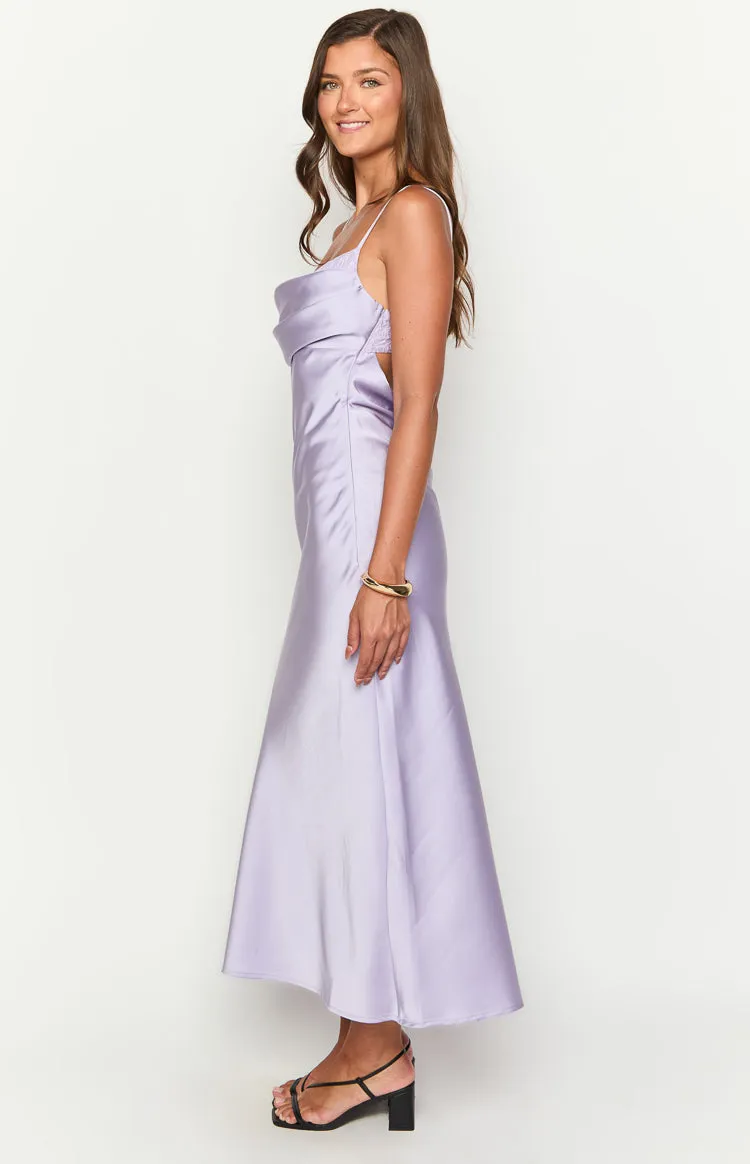 Matika Purple Maxi Dress sold by Beginning Boutique product image thumbnail 4