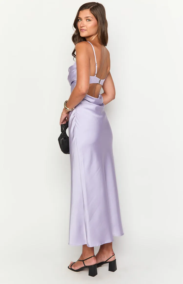 Matika Purple Maxi Dress sold by Beginning Boutique product image thumbnail 5