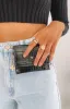 Peta & Jain Chana Wallet Black Croc sold by Beginning Boutique