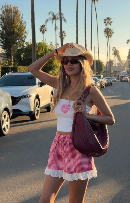 Honky Tonk White Tube Top sold by Beginning Boutique