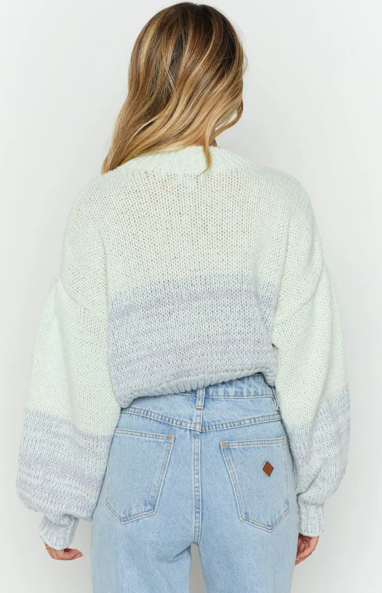 Cosy Green Cropped Sweater sold by Beginning Boutique product image thumbnail 5