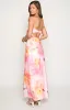 Maiah Pink Floral Print Maxi Dress sold by Beginning Boutique
