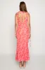 Beck Orange Floral Print Maxi Dress sold by Beginning Boutique