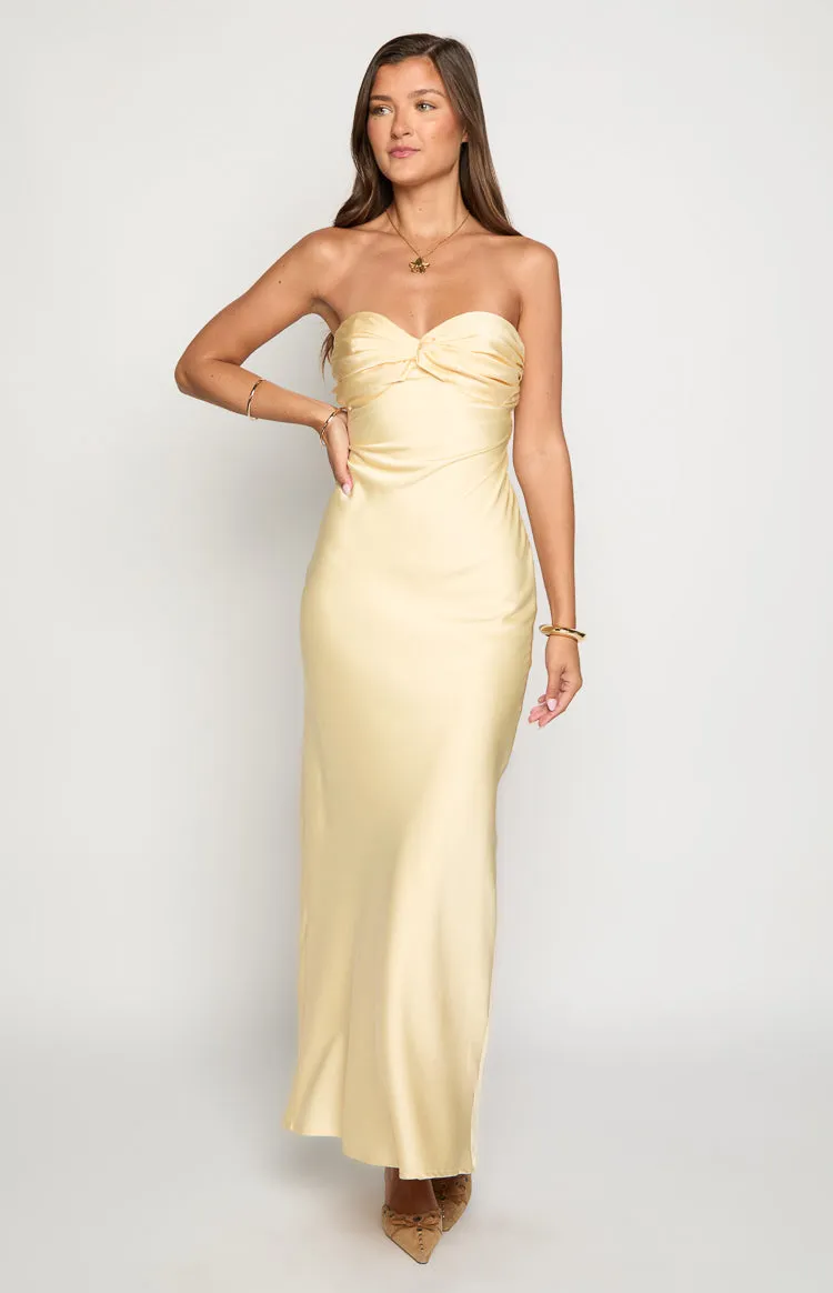 Ashley Yellow Formal Maxi Dress sold by Beginning Boutique product image thumbnail 2