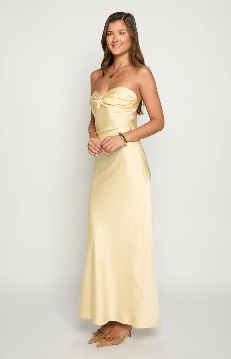 Ashley Yellow Formal Maxi Dress sold by Beginning Boutique product image thumbnail 4