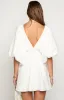 Torie White Short Sleeve Mini Dress sold by Beginning Boutique