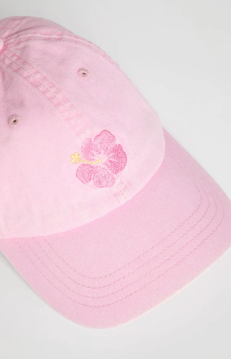 Hibiscus Pink Washed Cap sold by Beginning Boutique product image thumbnail 3