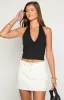 Amora Black Crop Top sold by Beginning Boutique