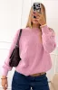 Oxford Pink Knit Sweater sold by Beginning Boutique
