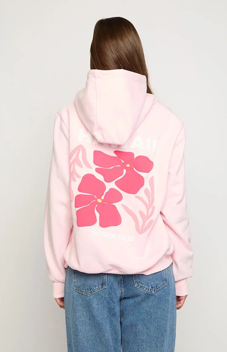 Beginning Pink Hawaii Hoodie sold by Beginning Boutique product image thumbnail 5