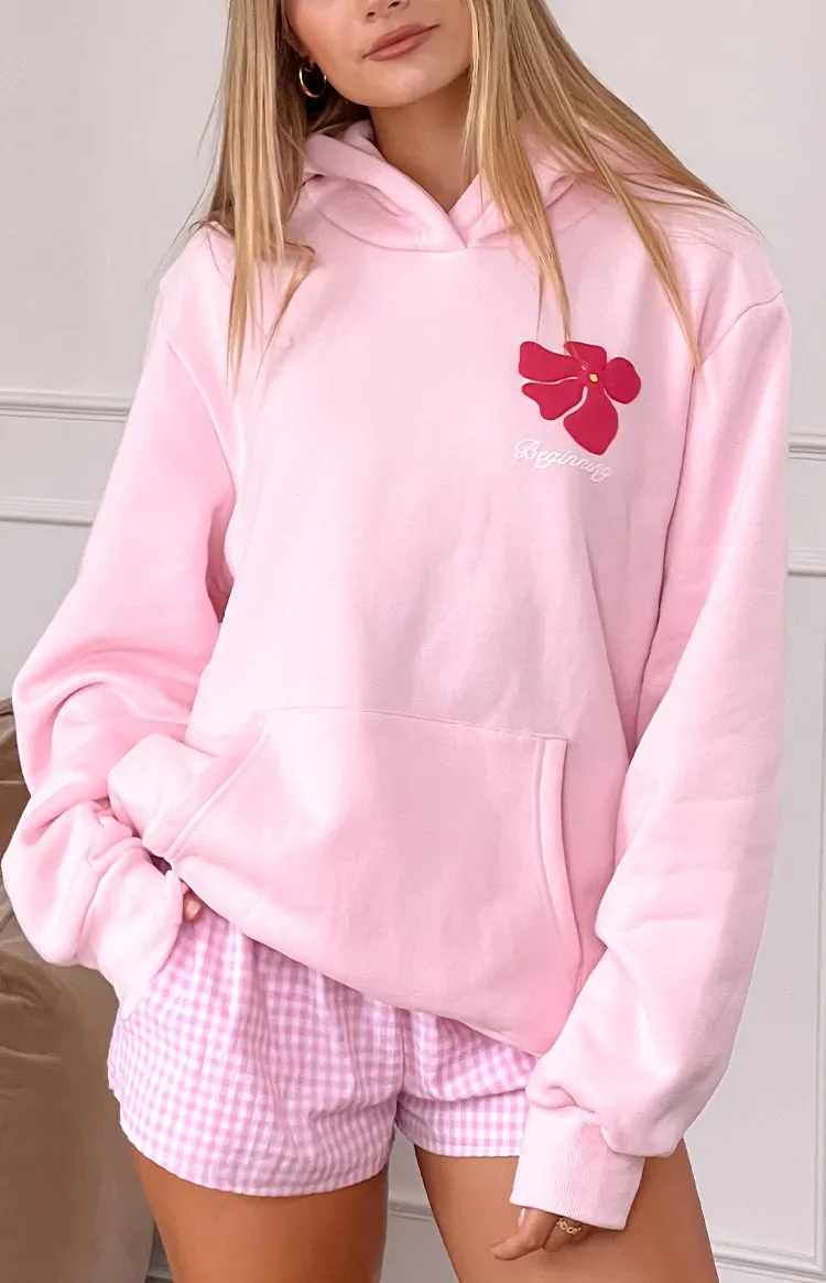 Beginning Pink Hawaii Hoodie sold by Beginning Boutique