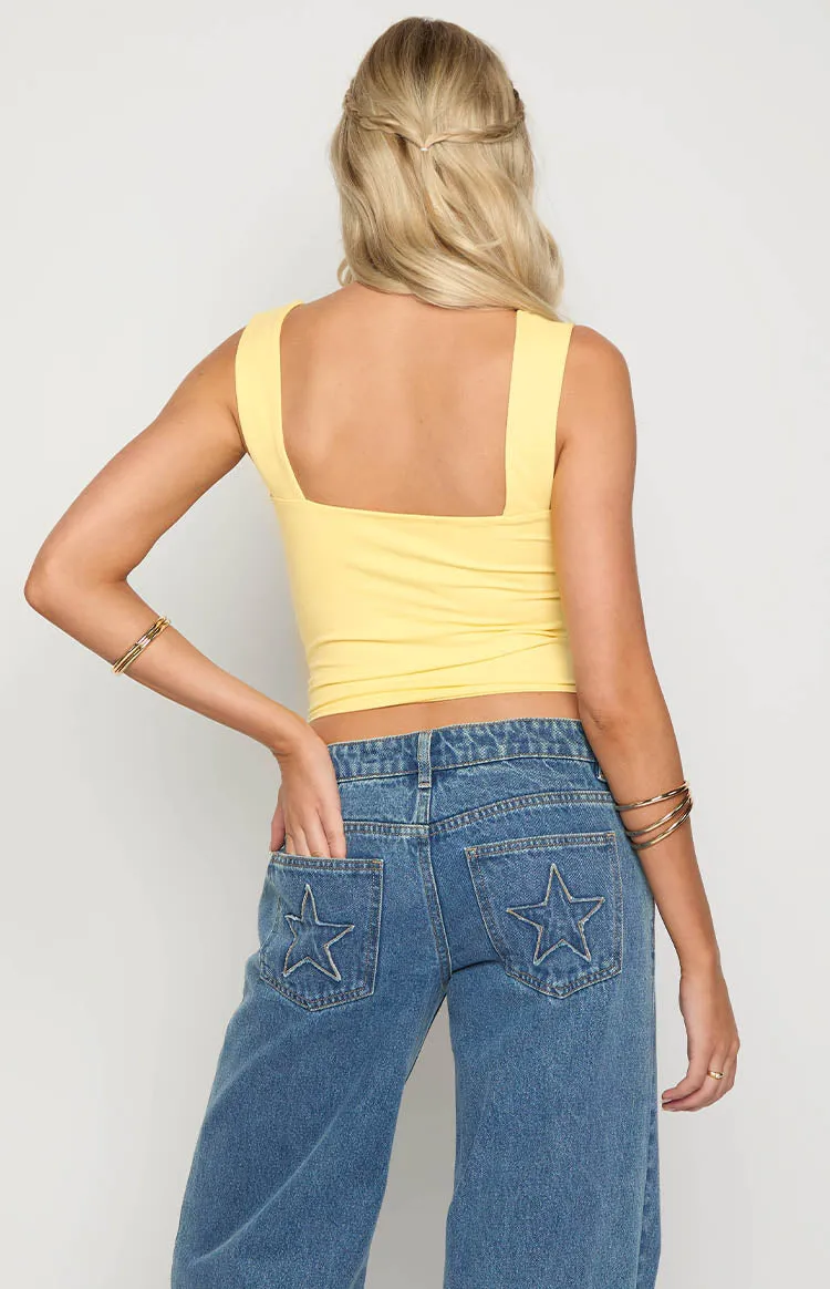 Emilea Yellow Top sold by Beginning Boutique product image thumbnail 4