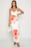 Honey White Floral Jersey Maxi Dress sold by Beginning Boutique
