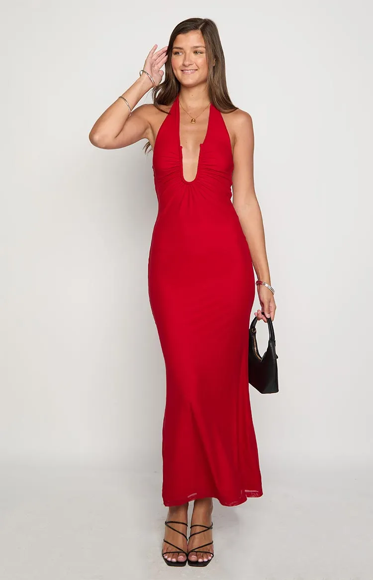 Raymin Red Maxi Dress sold by Beginning Boutique product image thumbnail 2