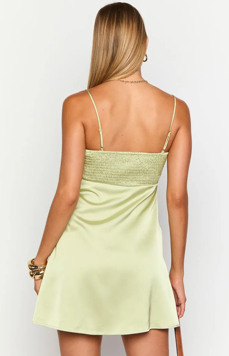 Chantell Sage Mini Dress sold by Beginning Boutique product image thumbnail 5