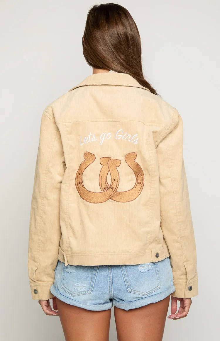 Hugo Cream Cord Western Jacket sold by Beginning Boutique product image thumbnail 5