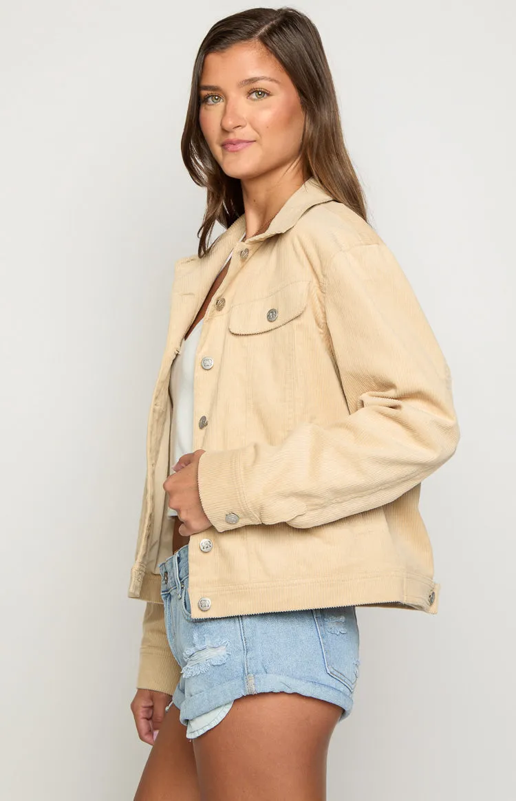 Hugo Cream Cord Western Jacket sold by Beginning Boutique product image thumbnail 4