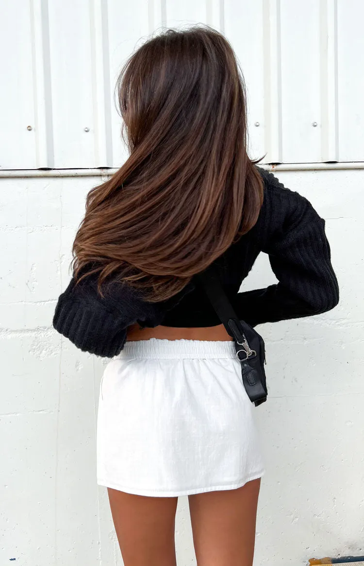 Maven White Mini Skirt sold by Beginning Boutique product image thumbnail 4