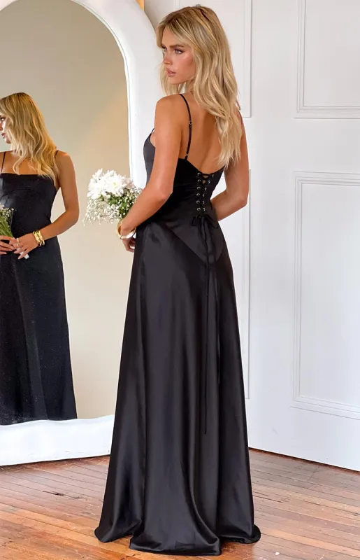 Joey Black Maxi Dress sold by Beginning Boutique