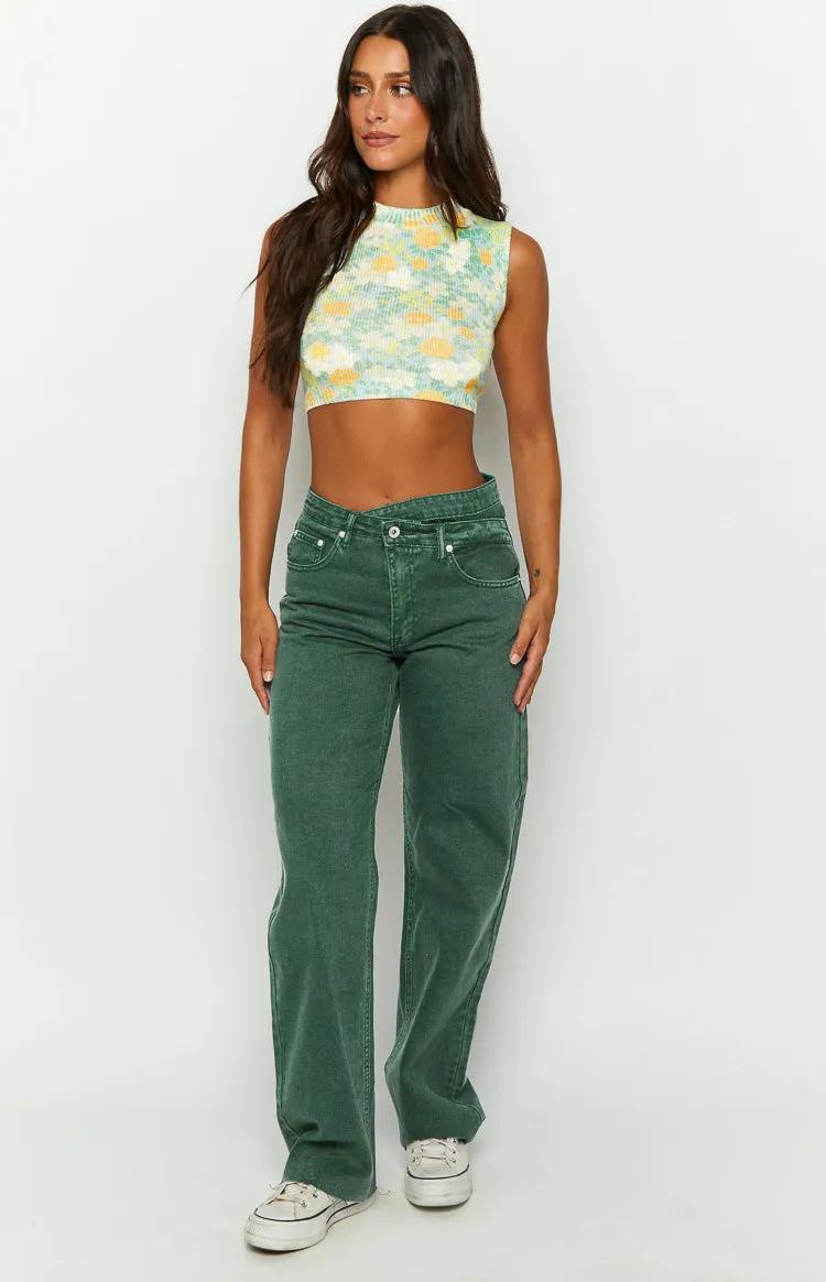 Flower Fields White Floral Knit Top sold by Beginning Boutique product image thumbnail 3