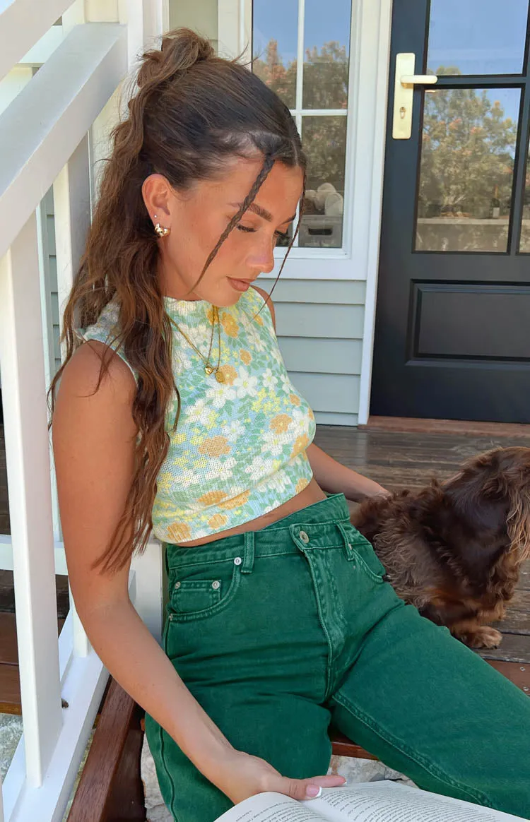 Flower Fields White Floral Knit Top sold by Beginning Boutique product image thumbnail 2