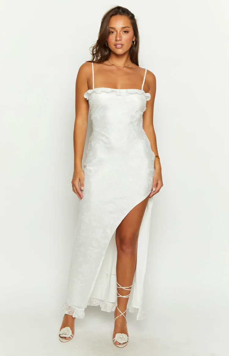 Adelaide White Maxi Dress sold by Beginning Boutique product image thumbnail 3
