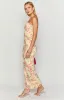 Imogen Yellow Bloom Maxi Dress sold by Beginning Boutique