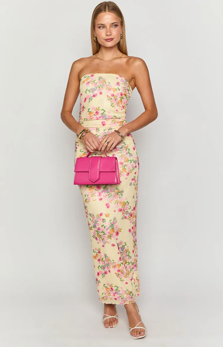 Imogen Yellow Bloom Maxi Dress sold by Beginning Boutique product image thumbnail 2