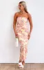 Imogen Yellow Bloom Maxi Dress sold by Beginning Boutique