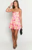 Chantell Yellow Floral Pop Mini Dress sold by Beginning Boutique