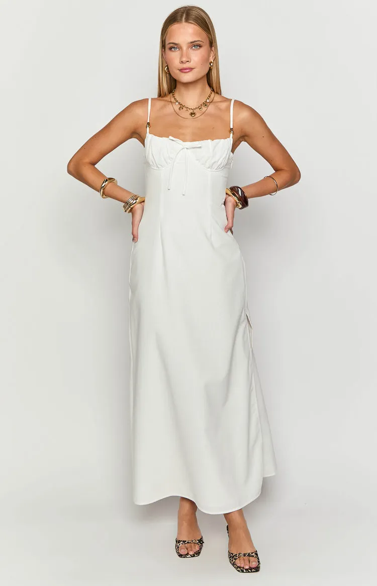Kayla White Maxi Dress sold by Beginning Boutique product image thumbnail 3