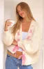 Hattie Cream Knit Cardigan sold by Beginning Boutique