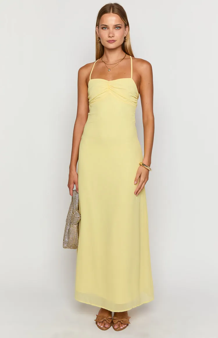 Arabelle Yellow Maxi Dress sold by Beginning Boutique product image thumbnail 2