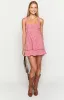 Oppolo Red Gingham Mini Dress sold by Beginning Boutique