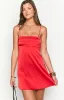 Chantell Red Mini Dress sold by Beginning Boutique