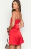 Chantell Red Mini Dress sold by Beginning Boutique