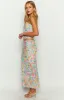 When in Rome Multi Floral Maxi Skirt sold by Beginning Boutique